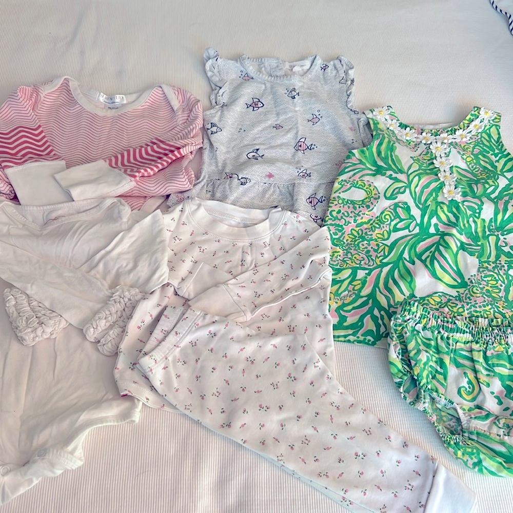 Baby Girls Bundle 18-24M. Lily Pulitzer, Kissy Kissy, Angel Dear, Serena & Lily